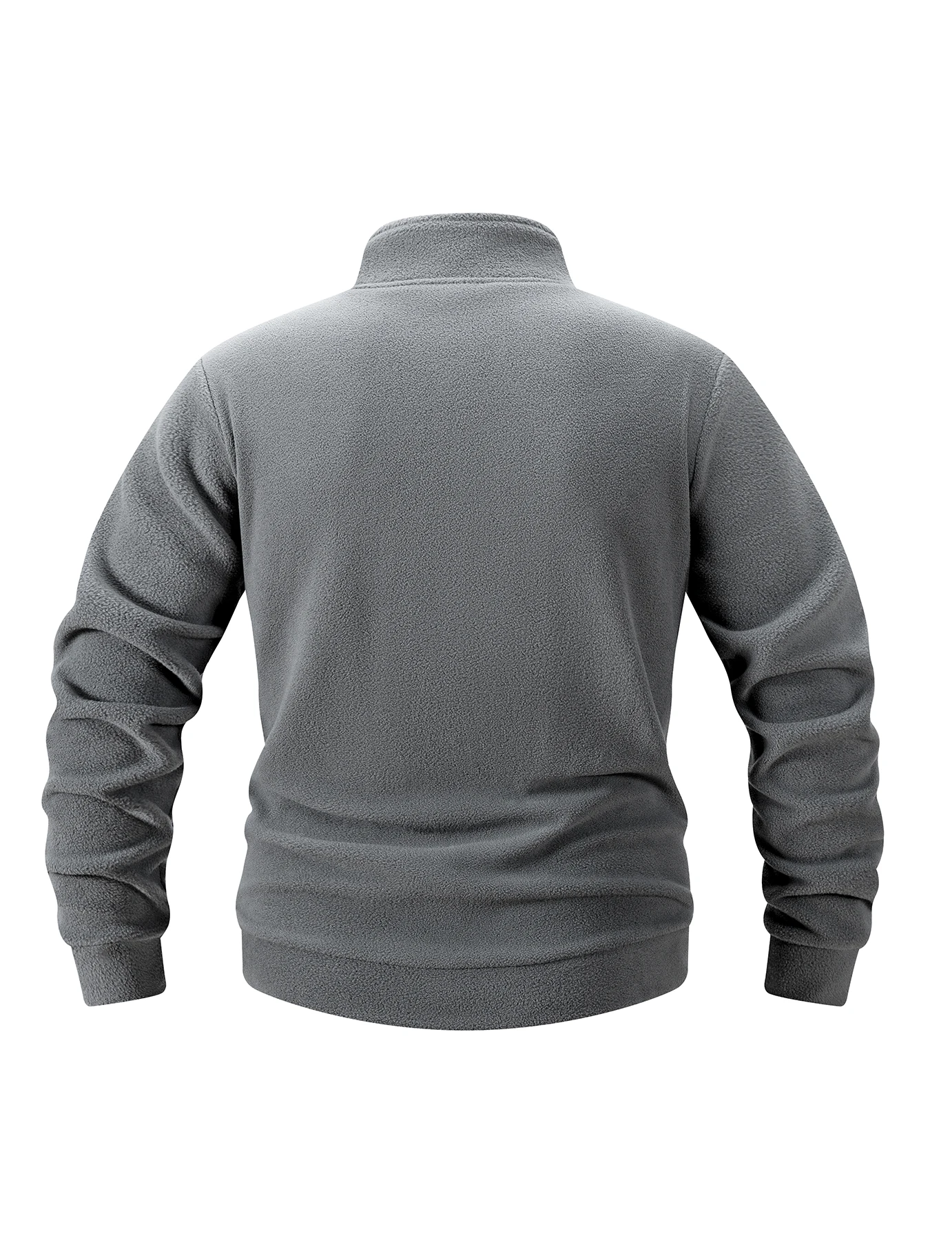 2025 الرجال بلوزات الصوف عادية بلايز نصف سستة الوقوف طوق البلوز الدافئة اليومية الأساسية فضفاضة طويلة الأكمام بلوزات #6