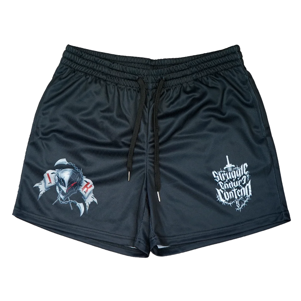 Anime Cosplay Quotes - Anime Skull Knight Shorts Summer Quick