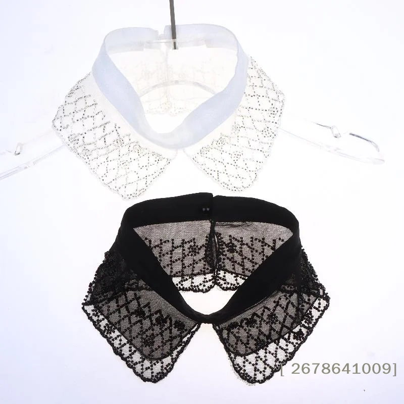 Women'S Accessories For Neck - ⚑Elegant Detachable Lace Collar Embroidered Beaded