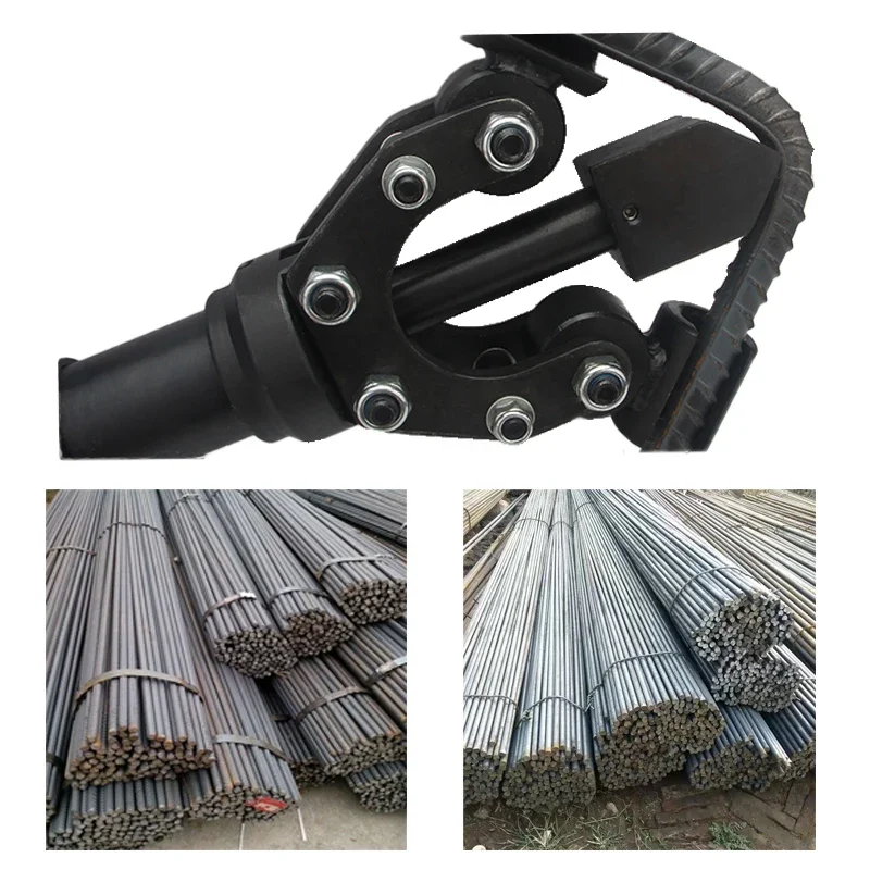 Split-Type Hydraulic Steel Bar Bender Machine for Round and Threaded Steel Bars Below 20mm, 90° Bend Angle, Bending Tool