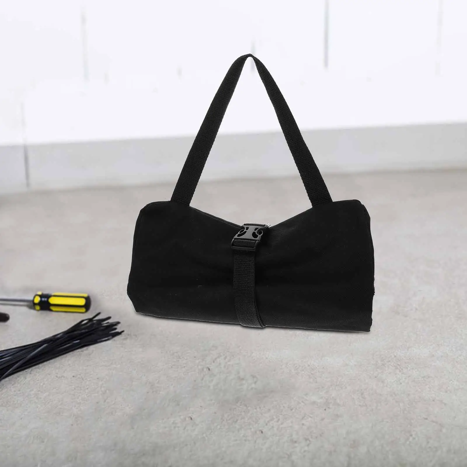 ツールバッグ電気技師用ローリングハンギングオーガナイザーオックスフォード布製ヘビーデューティー収納ツール