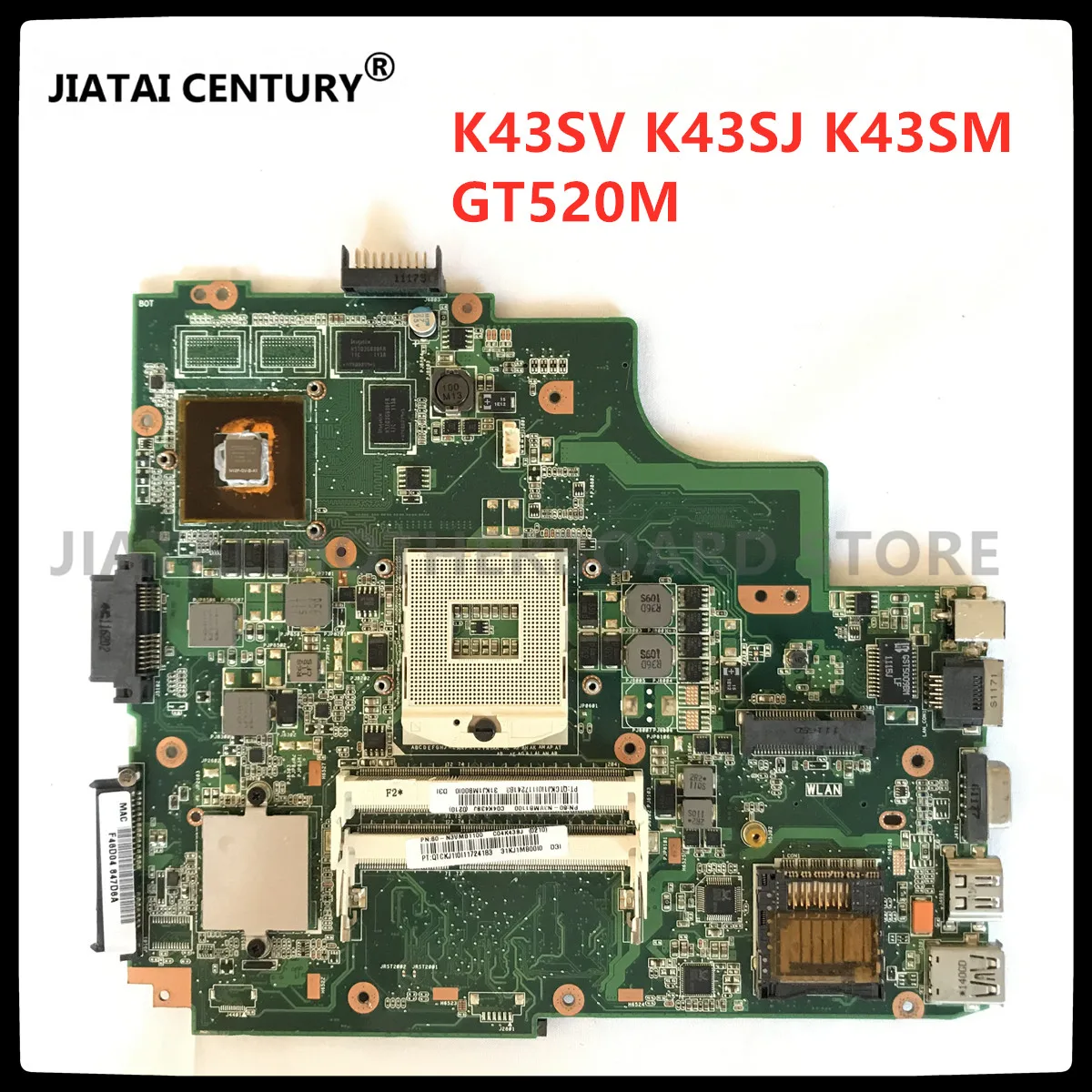 

For Asus X43S A43S K43S A83S A84S K43SV Mainboard K43SJ laptop Motherboard 100% OK 1GB GT520M