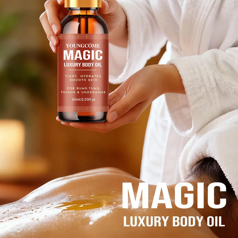 زيت مغذي للجسم ممتاز - يعزز صلابة البشرة، تركيبة ناعمة مرطبة، مثالي لفخذين الوركين #1