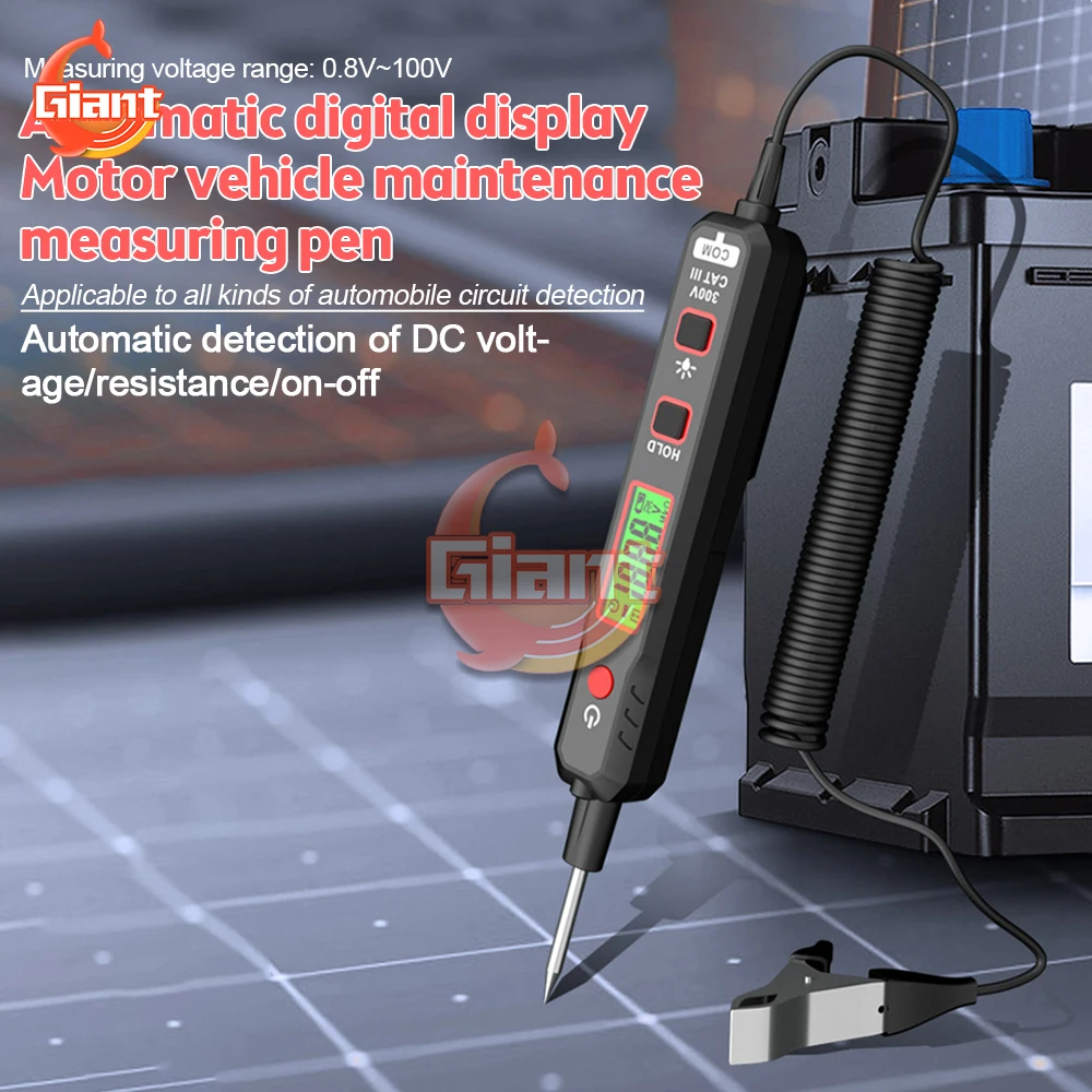 HT86A HT86B Non-Contact AC Voltage Tester 12-300V Digital Voltage Detector Electrician Tools Screwdriver Electric Test Pen