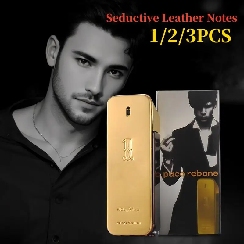 In Stock New Soft Golden Men'S Seductive Leather Notes Best Gifts For Men And Women 100ml