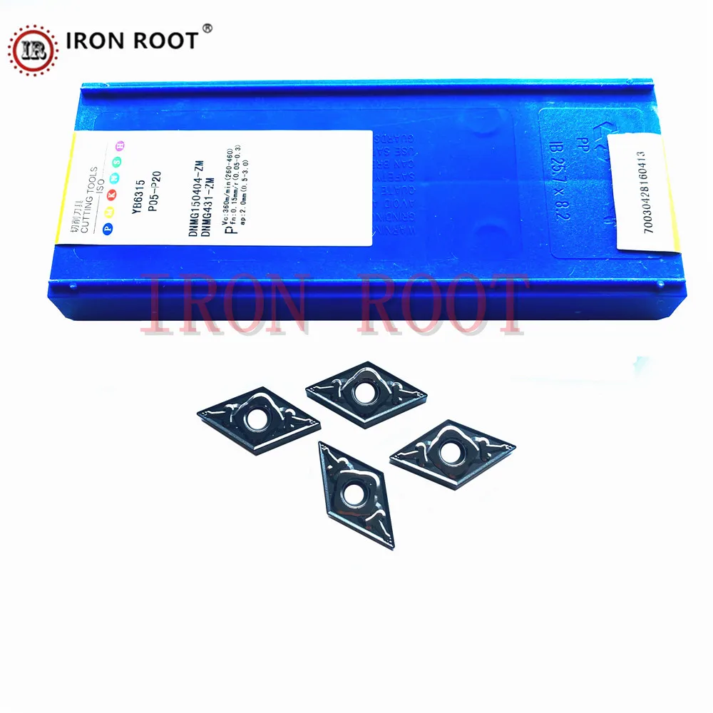 

DNMG 150404-ZM, YB6315 CNC Metal Lathe Turning Tool Turning Carbide Insert For Steels