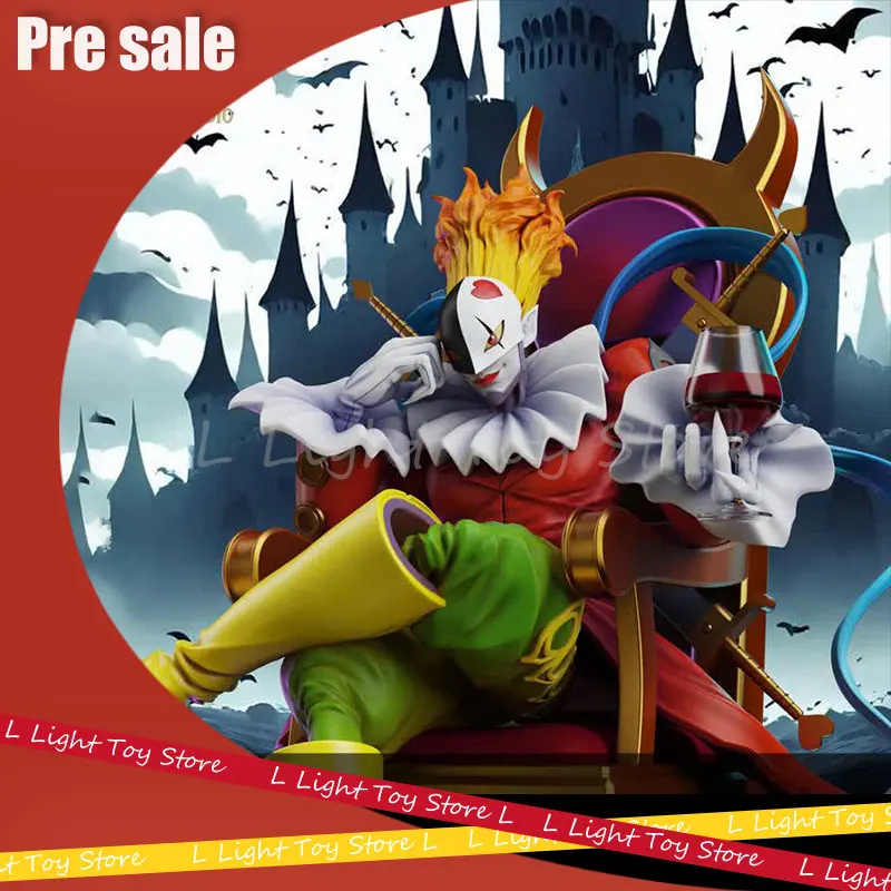 New Anime Digimon Adventure Figures 20cm Piemon Action Figure Digital Monster The Joker King Statue Decor Models Doll Toys Gifts