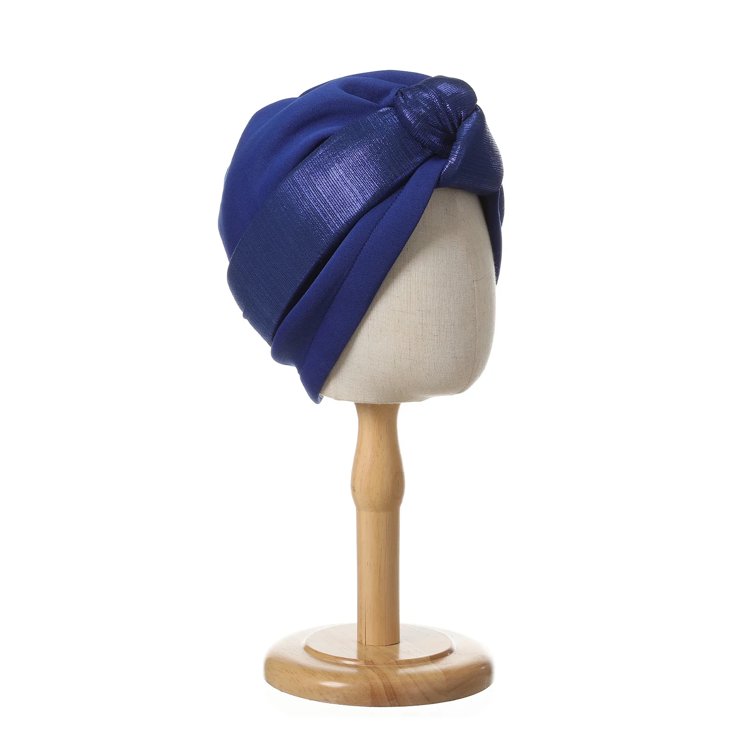 Muslim Women Vintage Knot Turban Female Bandana Cap Wedding Headtie Party Headwear Female Fashion Head Wraps Headscarf Cap