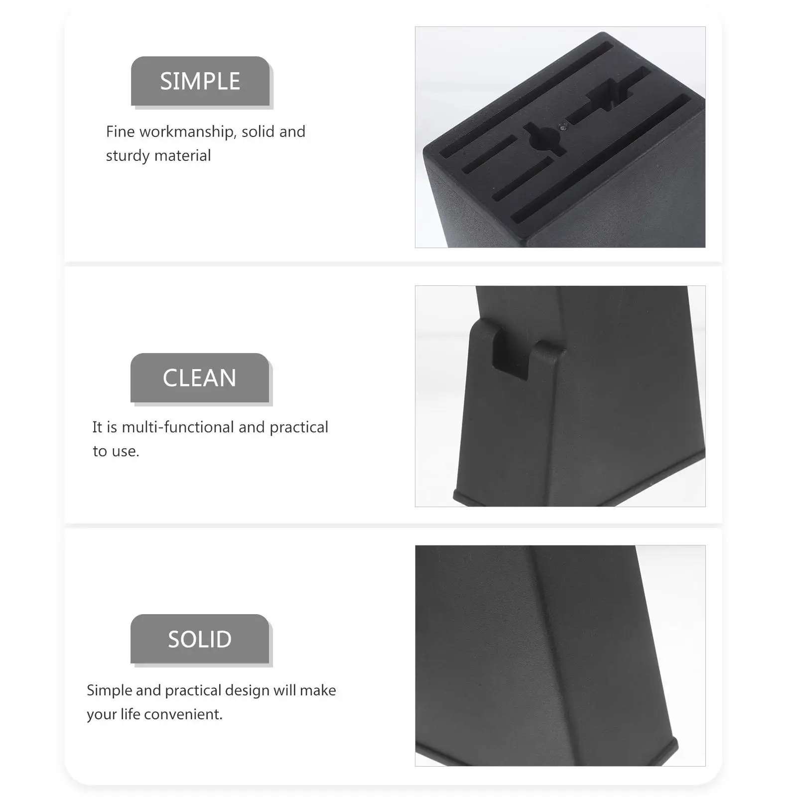 Universal Tool Storage Rack Multifunctional Knife Stand Plastic Household Cutter Holder