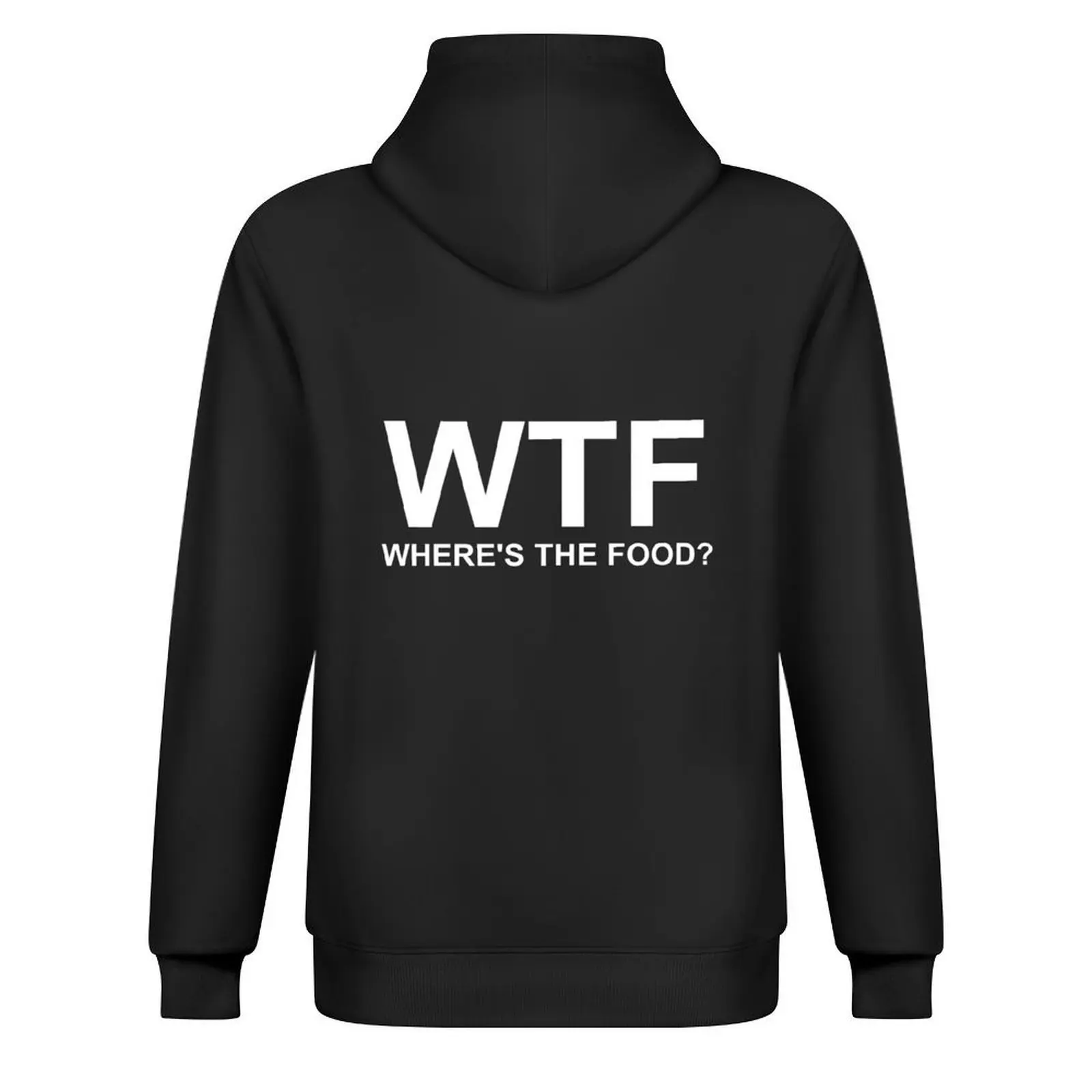 WTF - أين الغذاء؟ هوديي ملابس الكورية نمط الرجال ملابس الخريف الملابس النمط الياباني هوديي المتضخم