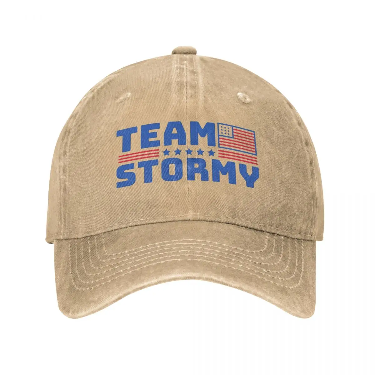 Team Stormy Daniels 2024 Men Women Baseball Cap Distressed Denim Hats Cap Vintage Outdoor Activities Snapback Cap