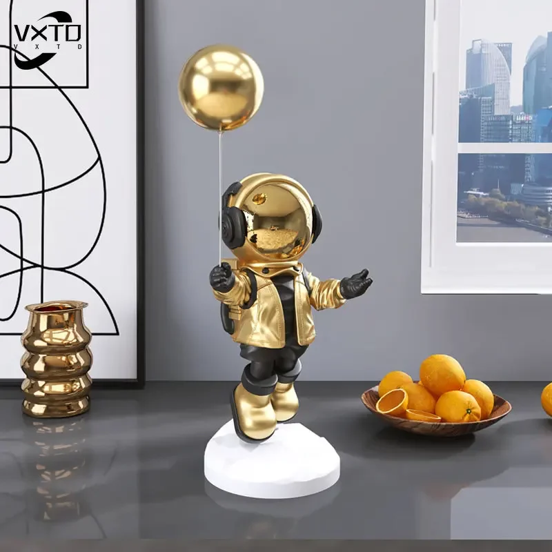 

Balloon Astronaut Resin Ornaments, Home Decor Crafts, Statue, Office Desk Figurines, Decoration, Bookcase Sculpture, Crafts