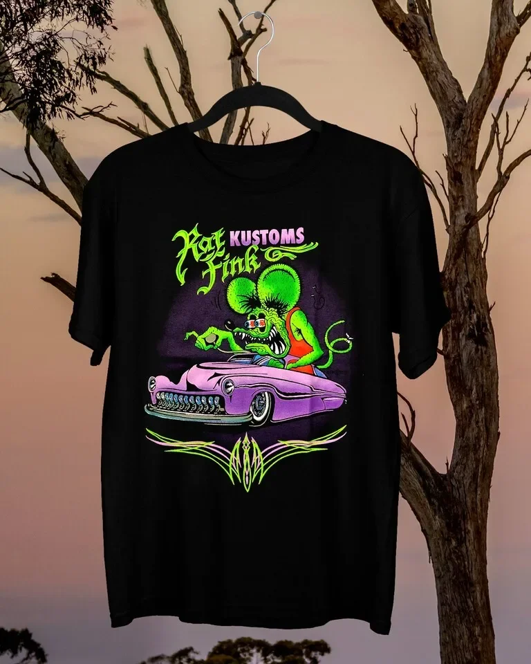 NEW Ed Roth Rat Fink Kustom Gift For Fan Black All Size Shirt TT626
