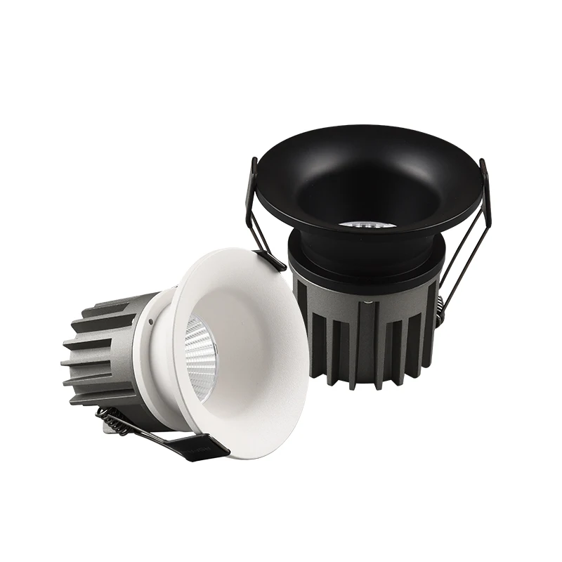 anti brilho recessed led cob downlight 7w 12w pode ser escurecido 110v 220v luz do ponto da lampada do teto quente frio natural branco iluminacao interior 01