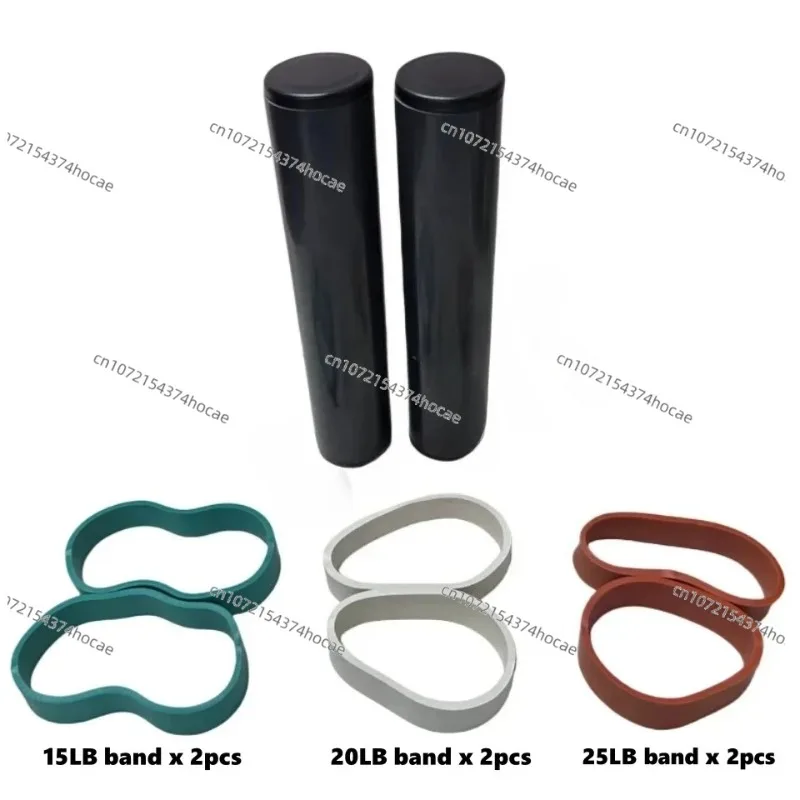 500 ItemWorkout Latihan Tubuh Bagian Atas Home Gym dengan 6pcs Resistance Band Peralatan Latihan Plastik Portabel