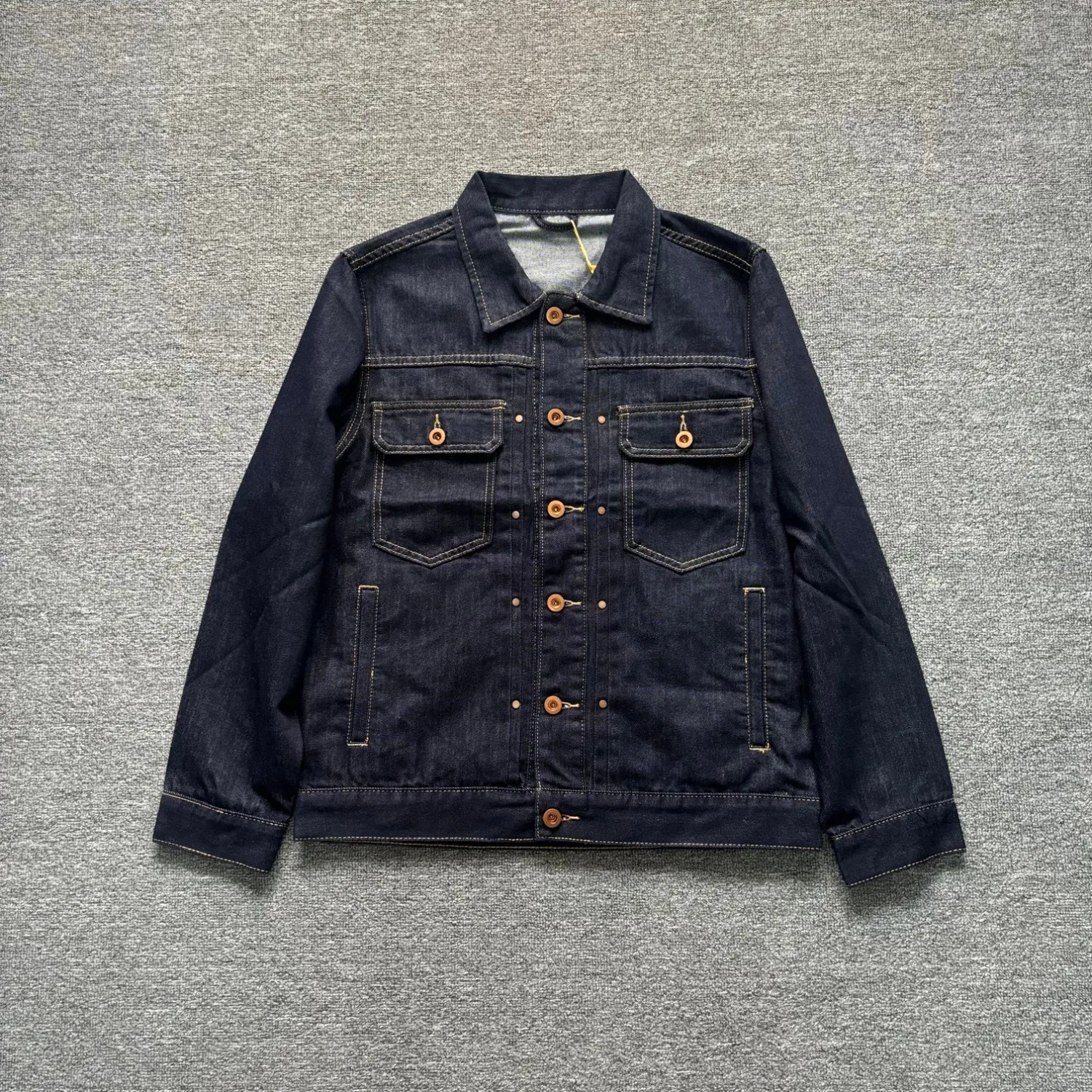 Down Jacket Packable - Veste en jean bleu foncé pour