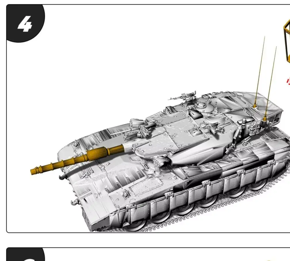 Israel Merkava MK.3B Main Battle Tank MRY-SFW SS763 1/56 1/72 1/100 15mm WarGaming 28mm Military Model Kit