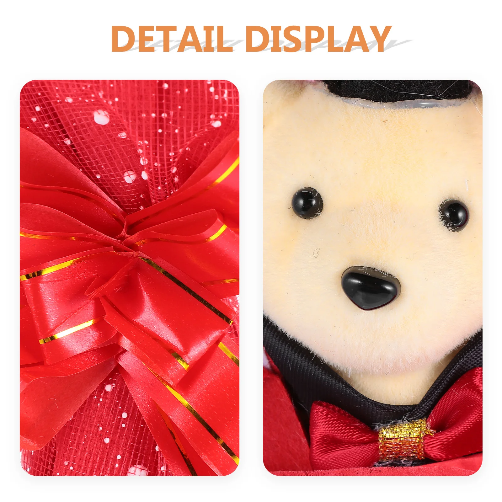 

1Pcs Graduation Bear Bouquet Premium Graduation Ideal Gift for Students Home Office Decoration Bear Bouquet