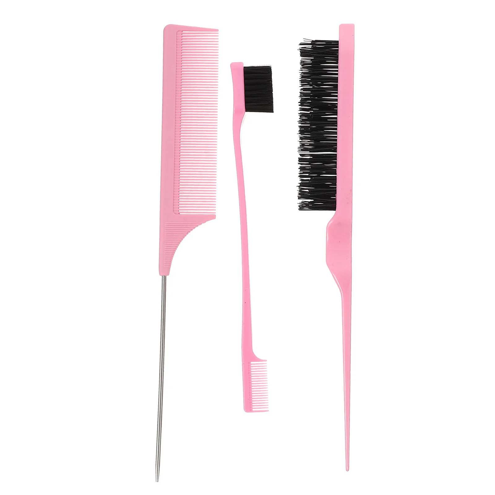 

Fine Hair Comb Brush Set Tail for Styling Haircutting Combs Professional Travel