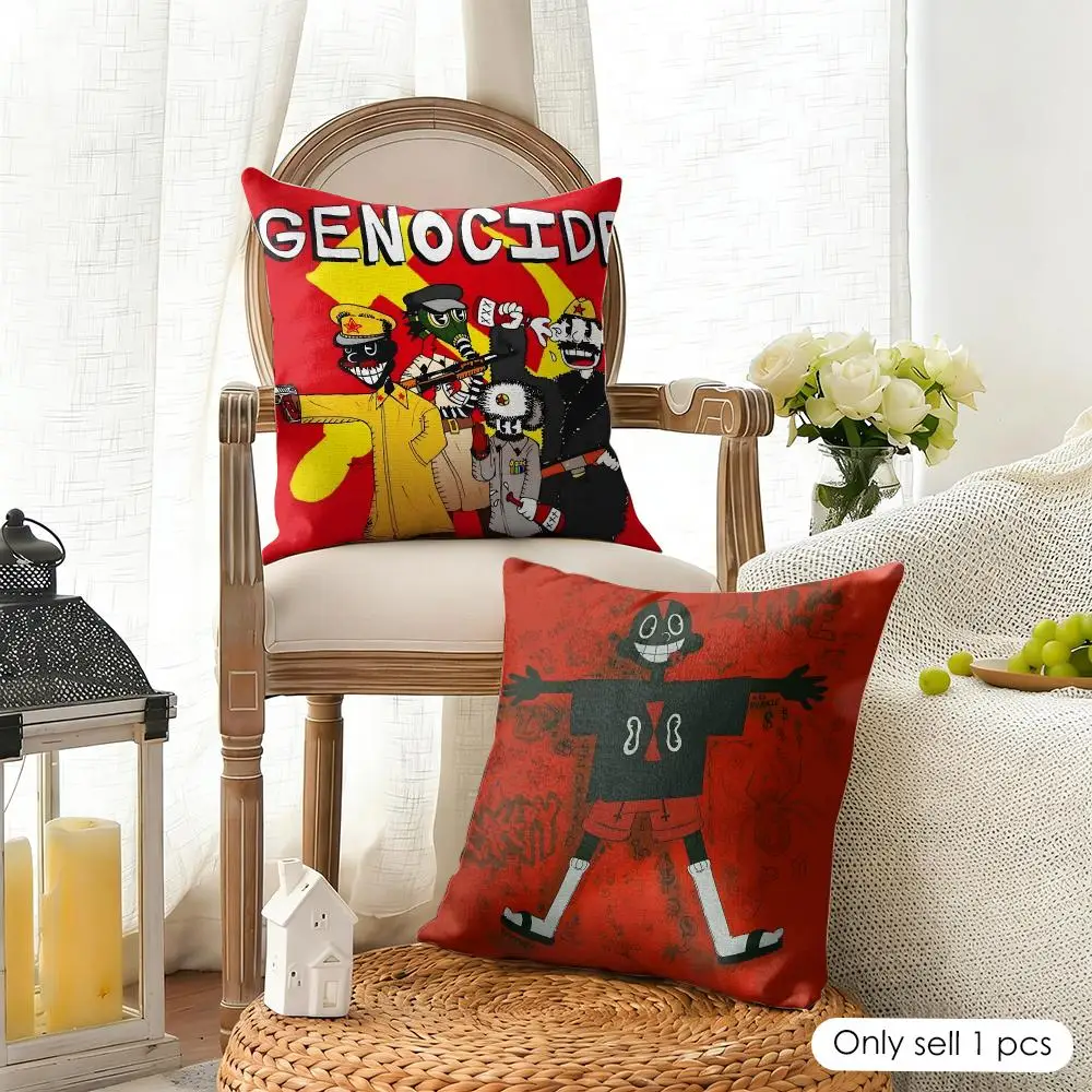 Music Singer I-Lil Darkie Cushion Cover Organic Linen Square Pillow Case Durable Non-Allergenic And Kind To Skin