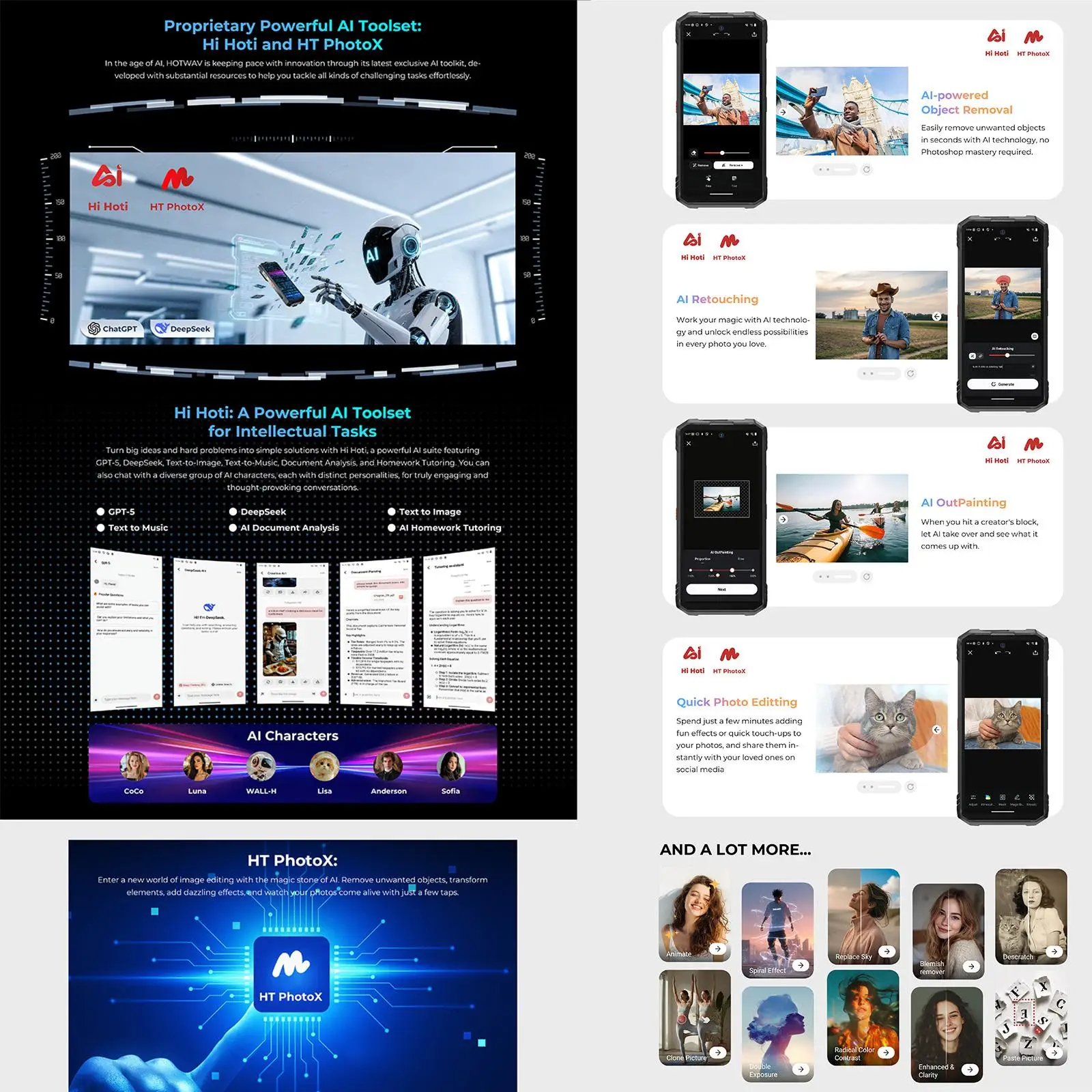 HOTWAV Hyper 8 Ultra Walkie-talkie Telefone robusto Android 1512GB + 512GB 6,8 polegadas MediaTek MT8791 Dimensidade 7050 5G NFC Smartphone