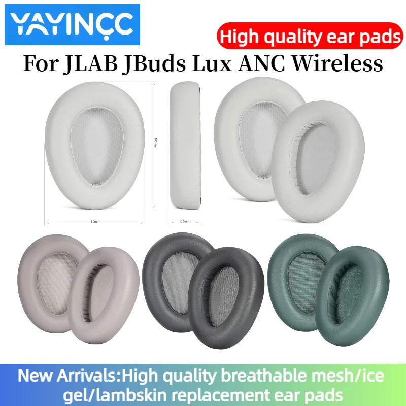 

YAYINCC 1 Pair Replacement memory foam Ear Pads With buckle Pillow Cushion Cover For JLAB JBuds Lux ANC Wireless Headset