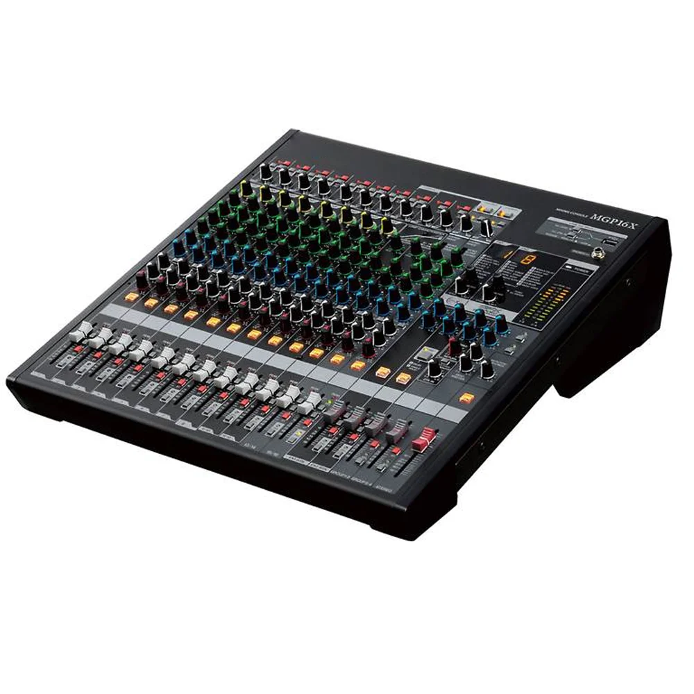 MGP16X 16-channel Mixer with USB and FX 16 channel analog mixer with DSP functions D-PRE preamps X-pressive EQ