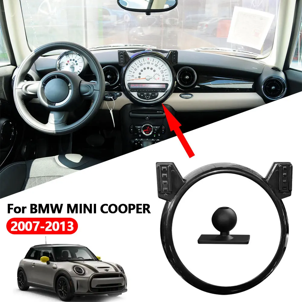 For BMW MINI COOPER 2007-2013 Car Phone Holder GPS Mount Navigation Screen Fixed Clip Clamp Stand Interior Car Accessories