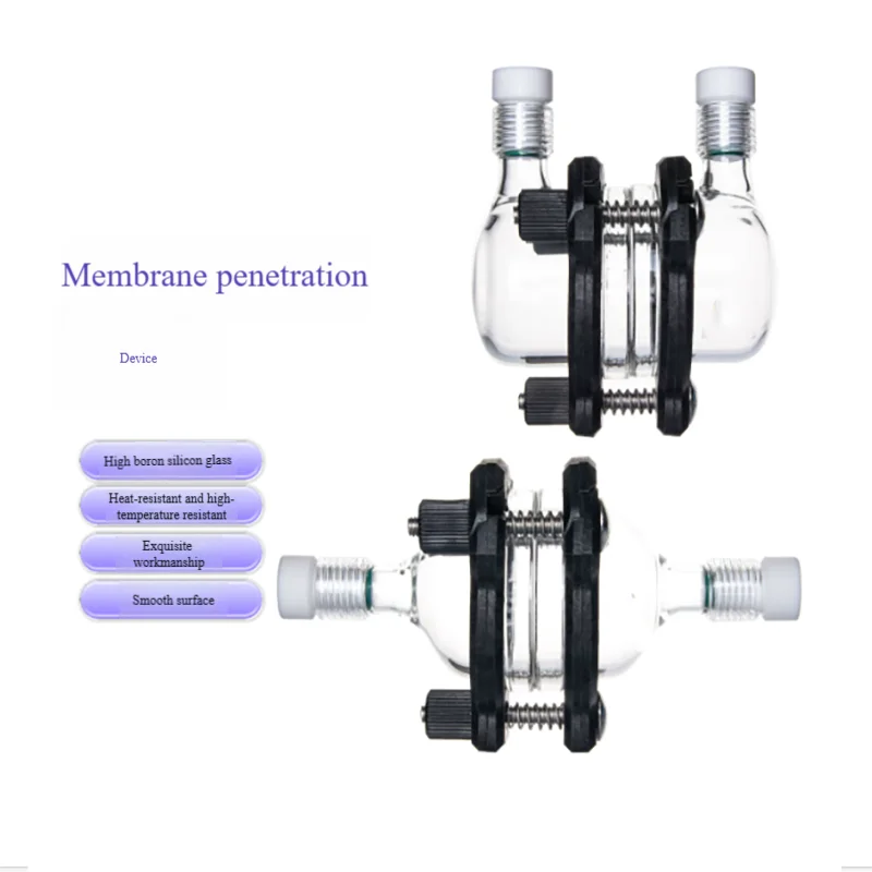 Thin film permeation device High borosilicate glass heat-resistant and high-temperature film permeation device