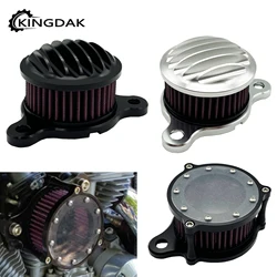 Motorcycle Air Cleaner Intake Filter Aluminum Small Transparent For Harley Sportster XL883 1200 Iron 883 72 Forty-Eigh 1991-UP