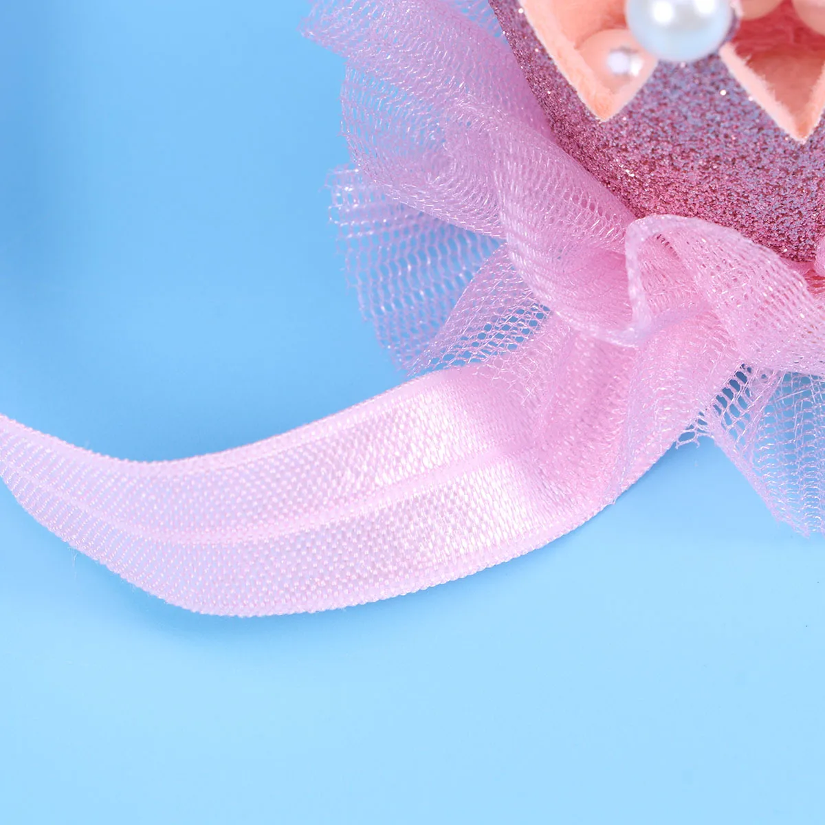 

Pink Crown Hair Band Baby Girl Headband Knotted Stretchy Elastic Infant Toddler Photo Props Hair Accessories Baby Girl Headband