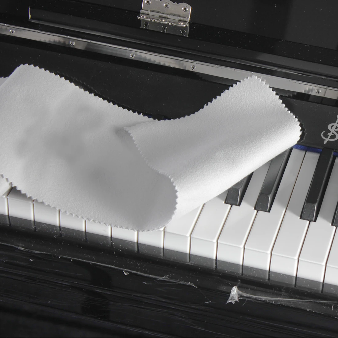 IRIN Robuste Flanell-Klaviertastenabdeckung, schmutzabweisende Tastaturabdeckung, weiche Abdeckung für elektronische Orgel, Tastaturabdeckung, Klavierzubehör – Detail 10