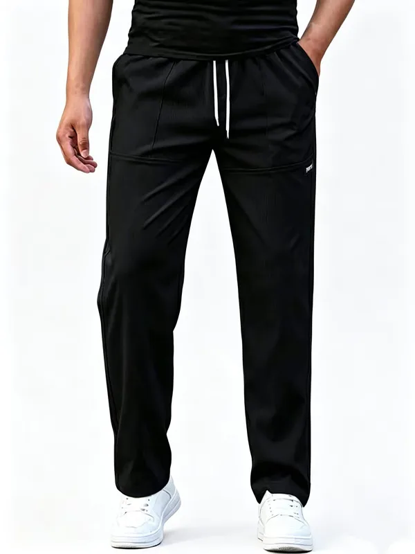 European hot selling new summer beach men's comfortable casual pants, loose and versatile loose pants
