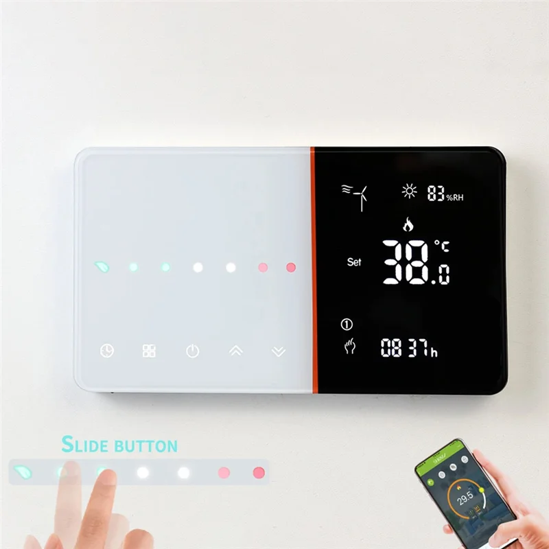 Termostato Wifi inteligente CEA para aquecimento de água / piso Caldeira elétrica / a gás funciona para Alexa Google Home