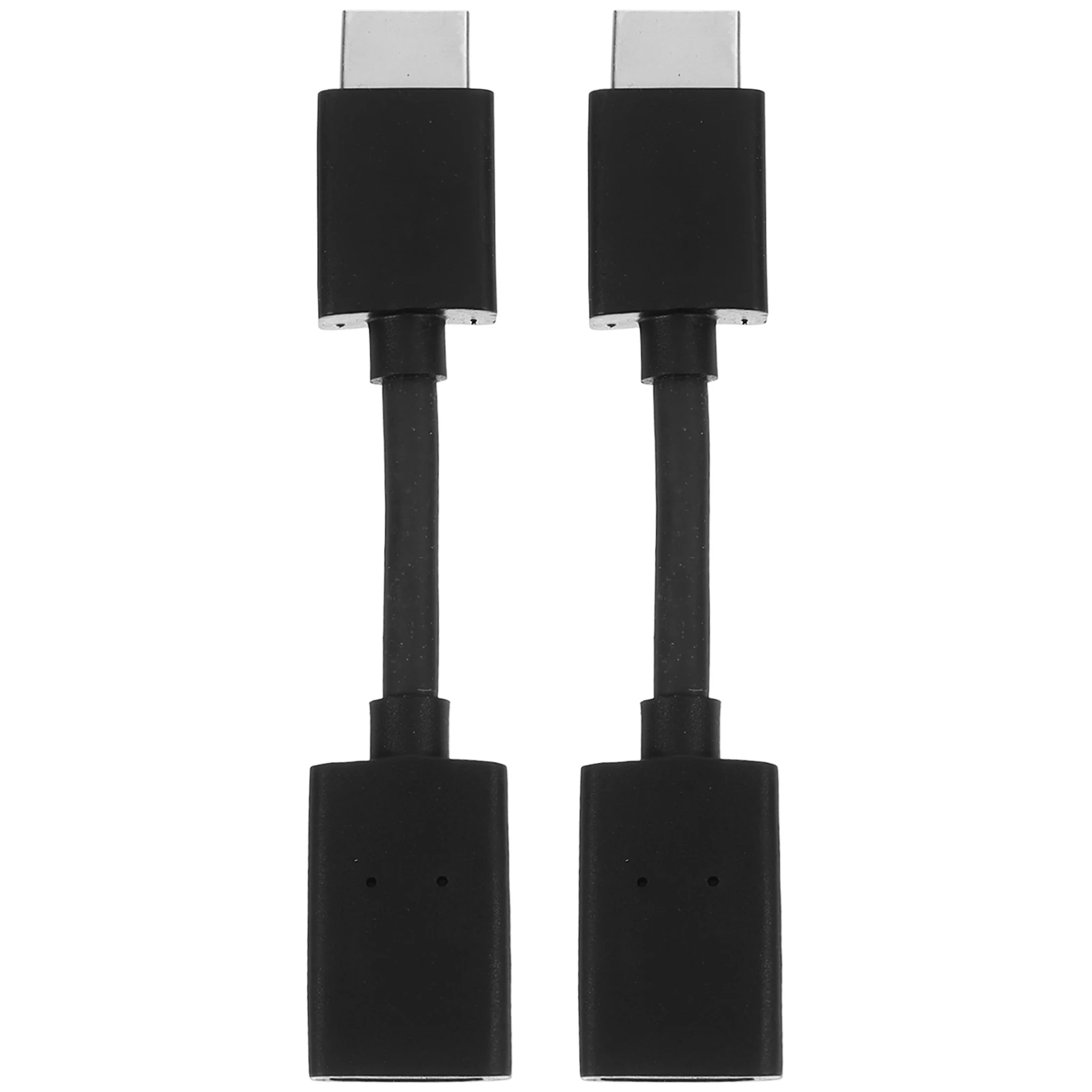 

2pcs Extension Cable Male to Female 4K Extended Cable Connector Adapter Cord for LCD Laptop Projector (Black)