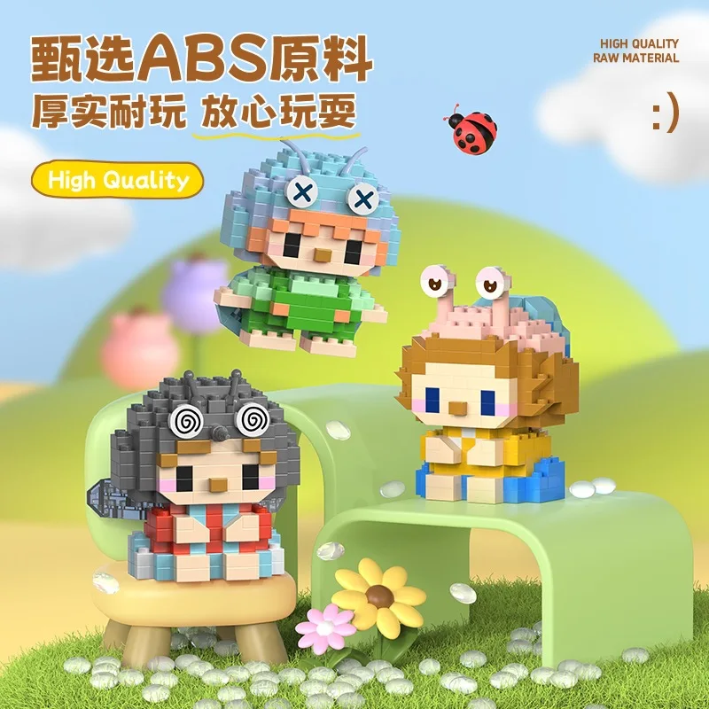 Insect Animals Micro Building Blocks for Kids 6 To 12 Years Old Children Bee Mini Block Toy Games Child DIY Assembled Bricks Toy