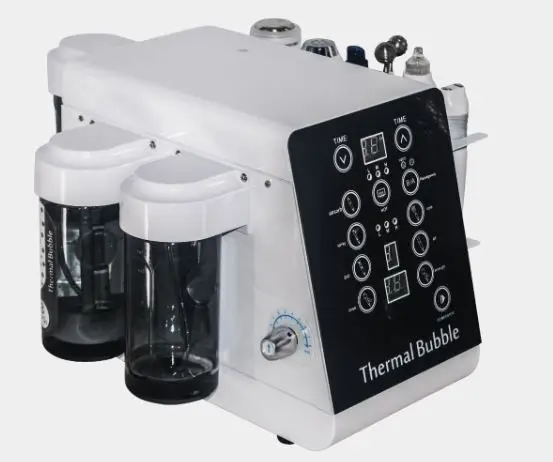 Machine ultrasonique portative de beauté propre du visage de Peeling d'eau de petites micro petites bulles 6 en 1