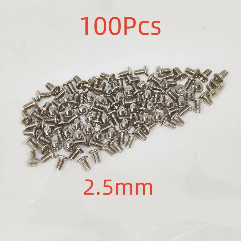 100pcs/Lot 2.5mm 3.0mm 3.5mm Screws For Samsung/Xiaomi/Lenovo/Moto/ASUS/Nokia OPPO/Vivo/LG/Redmi Honor Mobile Phone Screw Bolts