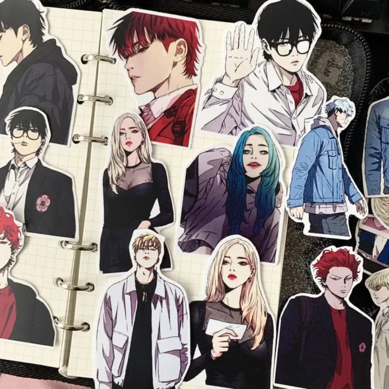 korean manwha Wind Breaker Sticker Jay Shelly manga Stickers Cute Laptop Phone Case Decor School Supplies student Stationery