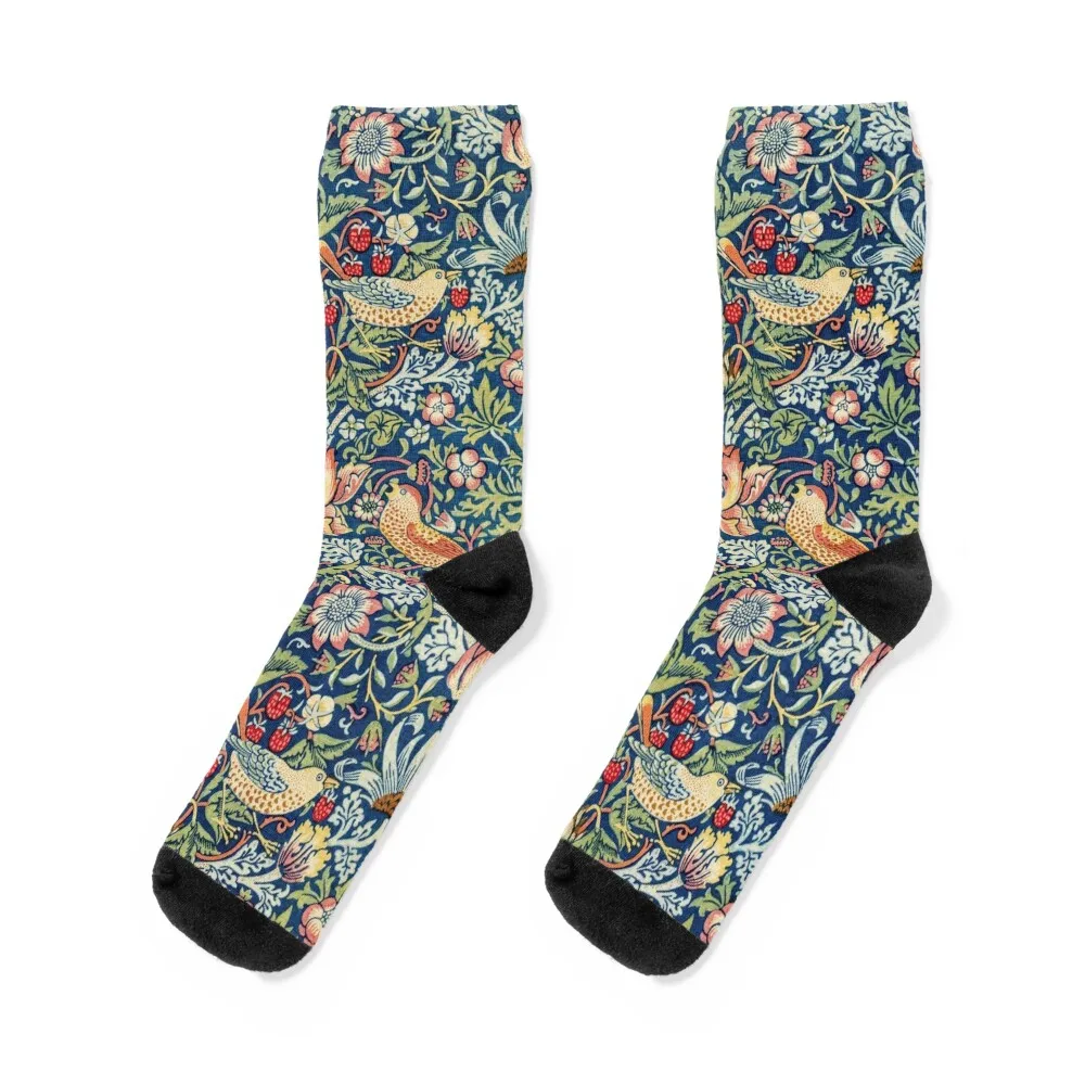 Strawberry Thief - William Morris Socks compression snow anti-slip Socks Men's Women's