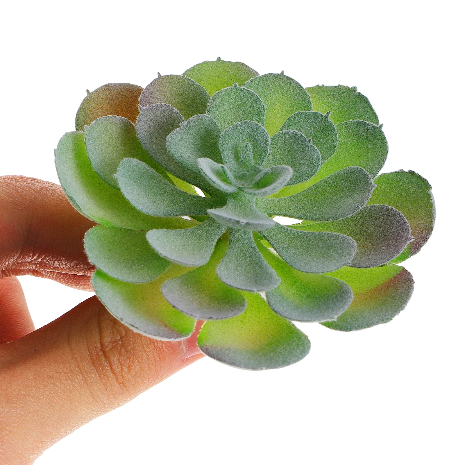 

18pcs Artificial Succulents Realistic Fake Plants PVC Miniature Unpotted Indoor Decor Greenery Wall Accessories