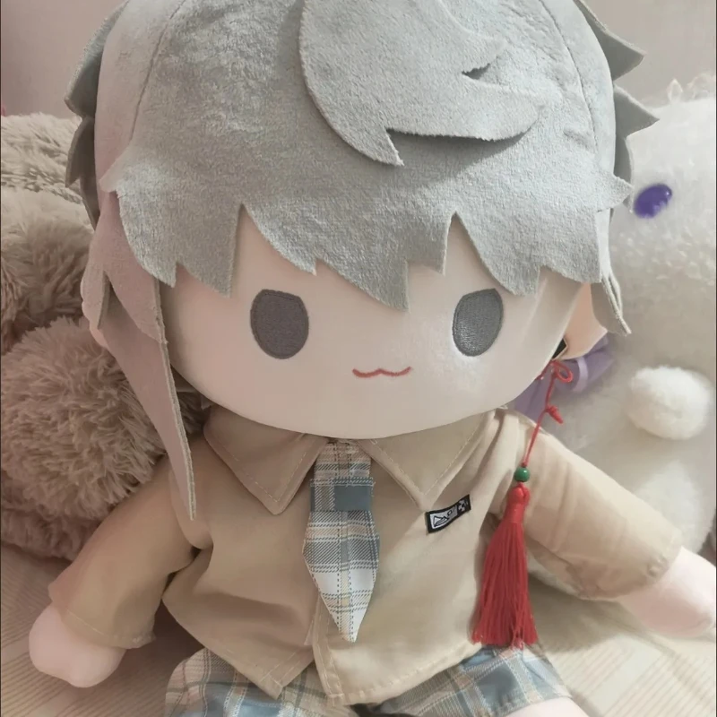 

40cm Anime Ghost Hunter Kawaii Sitting-upright Cosplay Soft Cotton Doll Body Qin Wu Cartoon DIY Dress Up Toy Figures Fans Gift