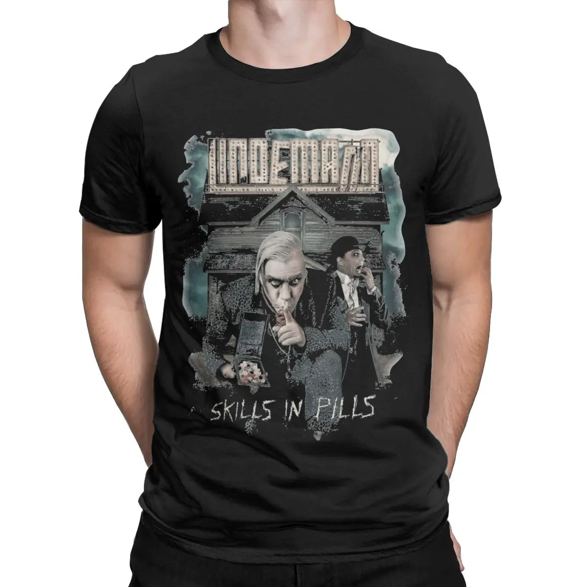 Funny Lindemann Rock Metal Band T-Shirts Men Women Cotton Tee Shirt Printing Clothes