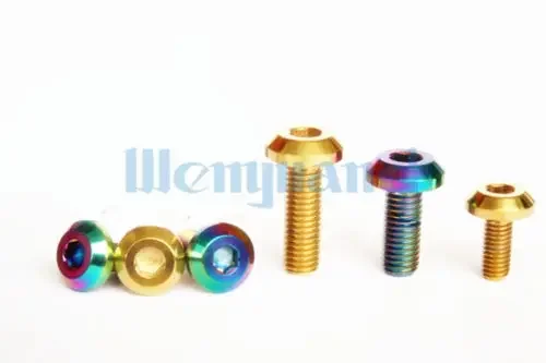 LOT2 M6*1.0 M8*1.25 Length 12mm To 30mm Grade 5 Titanium Motorcycle Brake Disc Mount Screw Bolts