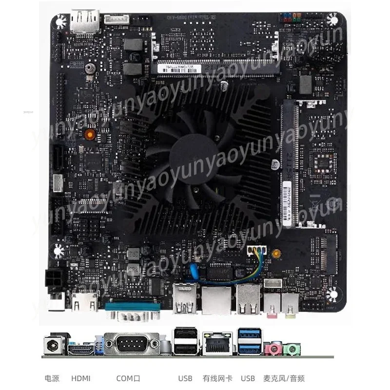N5095 Mini Host Main Board Network Storage All-in-one Machine, Equipped with J4125, N5105 Processor,  Gigabit Network Port