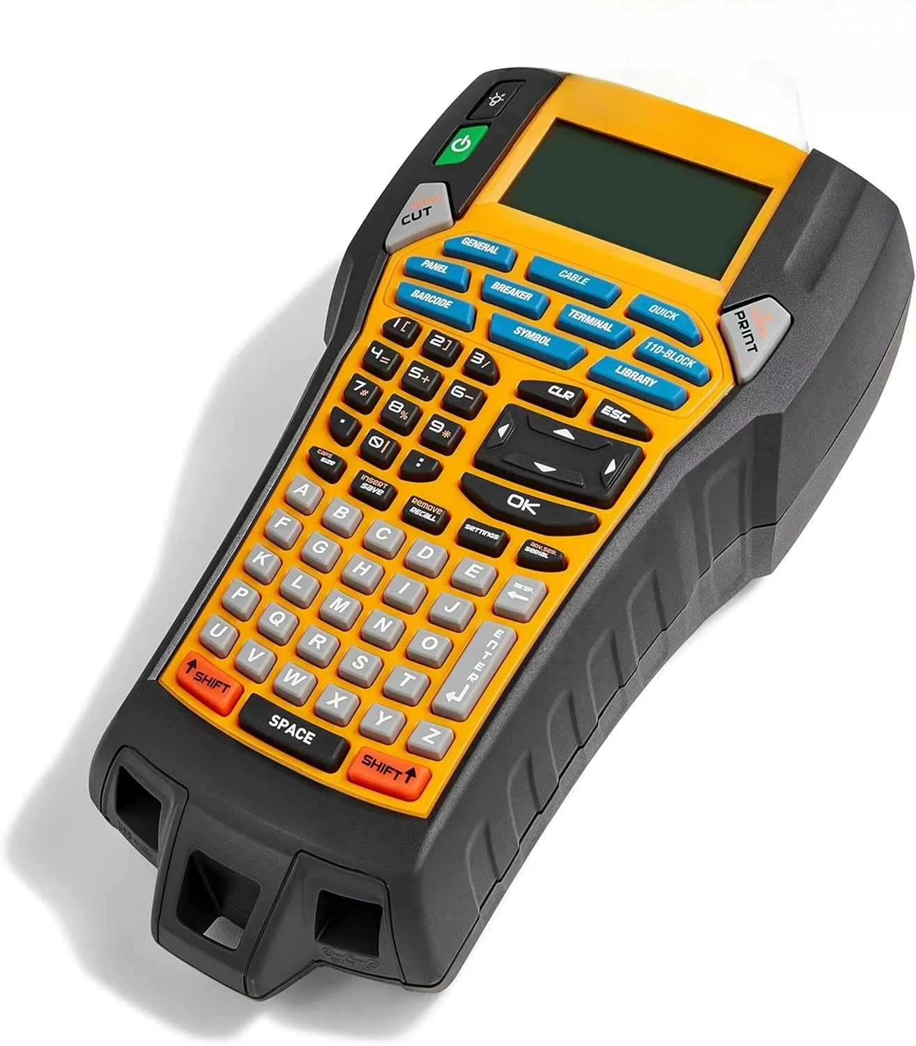 Labeling Job Industrial Label Maker Computer Connected Durable Thermal Label Print W/ Hard Carry Case