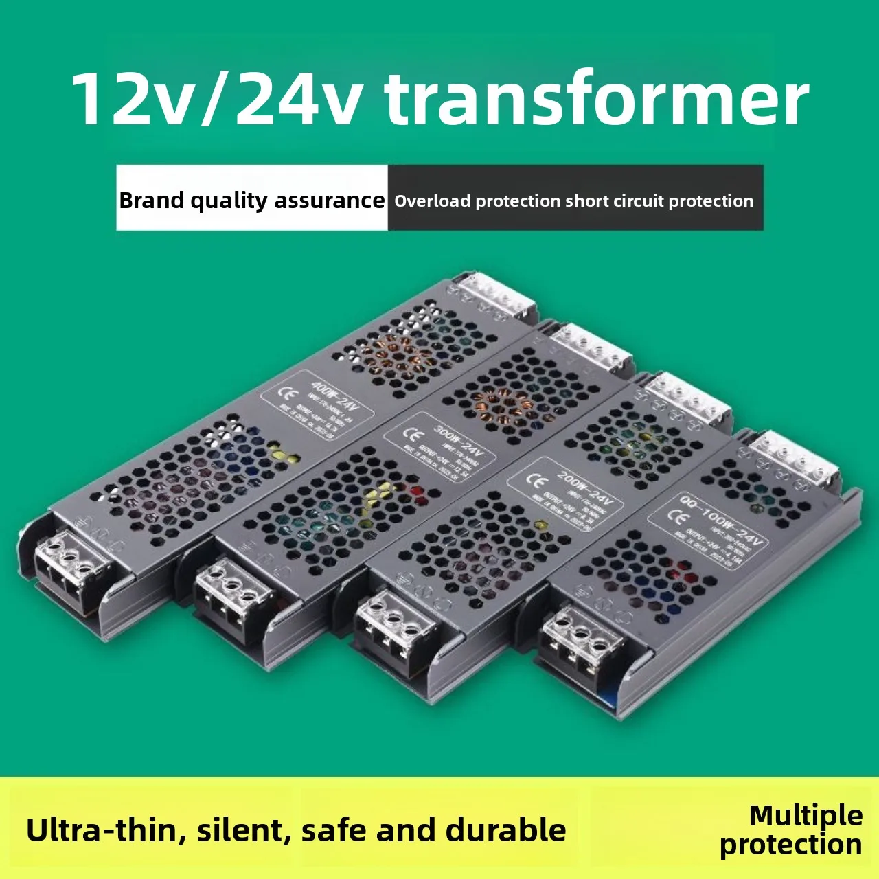 

AC 110V/220V To DC 12V 24V Isolated Switch Power Supply 60W 100W 200W 300W 400W Step-down Transformer
