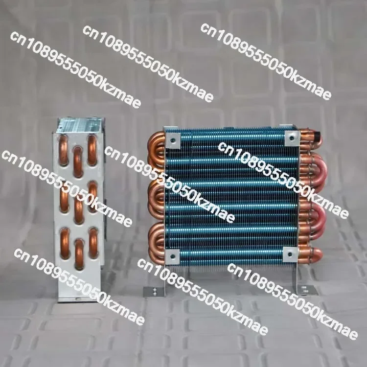 CP3x6x120 ขนาดเล็ก mini คอนเดนเซอร์ air-cooled ท่อทองแดงครีบหม้อน้ําพร้อมพัดลมตู้เย็นระเหย