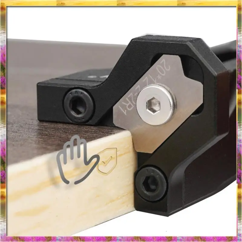 Alat Pemotong Sudut Kayu Manual, Penghalus Chamfer, Pengikis Fillet, Pembentuk Lengkung Sudut, Pemotong Tepi Cepat, Penghilang Serpihan Tepi