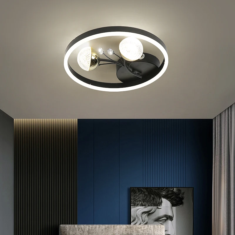 Bedroom light Nordic light luxury creative personality master bedroom simple modern warm room ceiling lighting